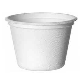 Sugarcane Container Bagasse White 120ml (1800 Units)