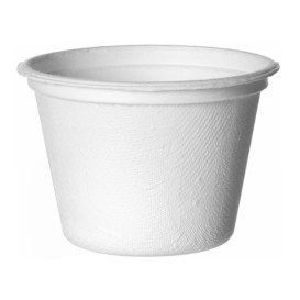 Sugarcane Container Bagasse White 120ml (1800 Units)