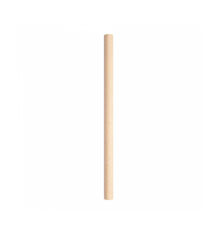Paper Straw Straight Kraft "Ice drink" Ø0,8cm 14cm (6000 Units) Paper Straw Straight Kraft "Ice drink" Ø0,8cm 14cm (6000 Units)