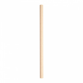 Paper Straw Straight Kraft "Ice drink" Ø1cm 21cm (2400 Units)