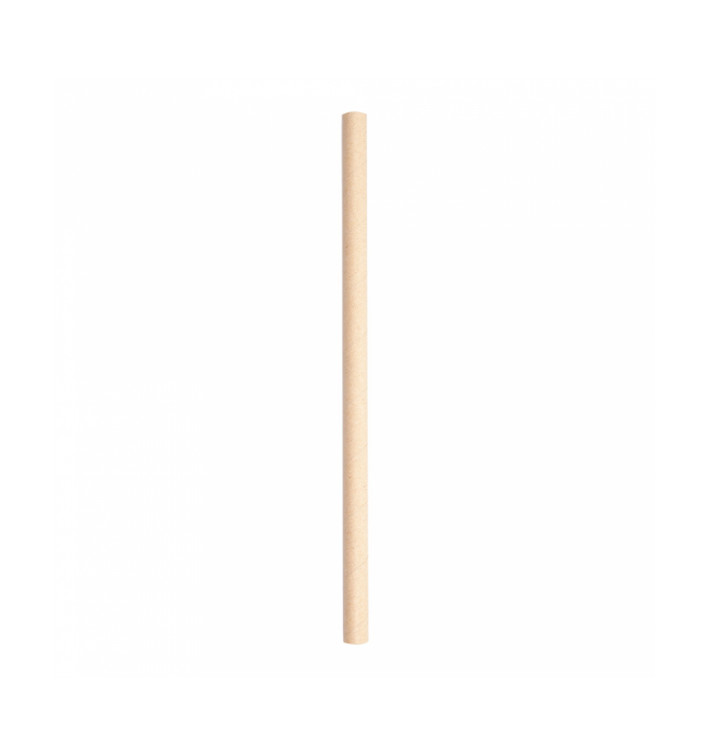 Paper Straw Straight Kraft "Ice drink" Ø1cm 21cm (2400 Units) Paper Straw Straight Kraft "Ice drink" Ø1cm 21cm (2400 Units)