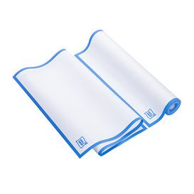 Dishcloth Roll "Roll Drap" Edgings Blue 40x64cm P40cm (10 Units)