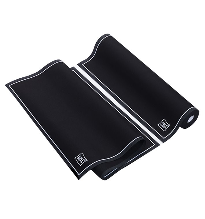 Dishcloth Roll "Roll Drap" Black 40x64cm P40cm (10 Units) Dishcloth Roll "Roll Drap" Black 40x64cm P40cm (10 Units)