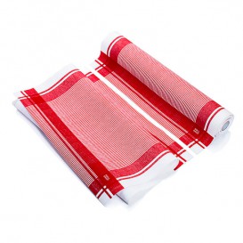 Dishcloth Roll "Roll Drap" Vintage Red 40x64cm P40cm (10 Units)