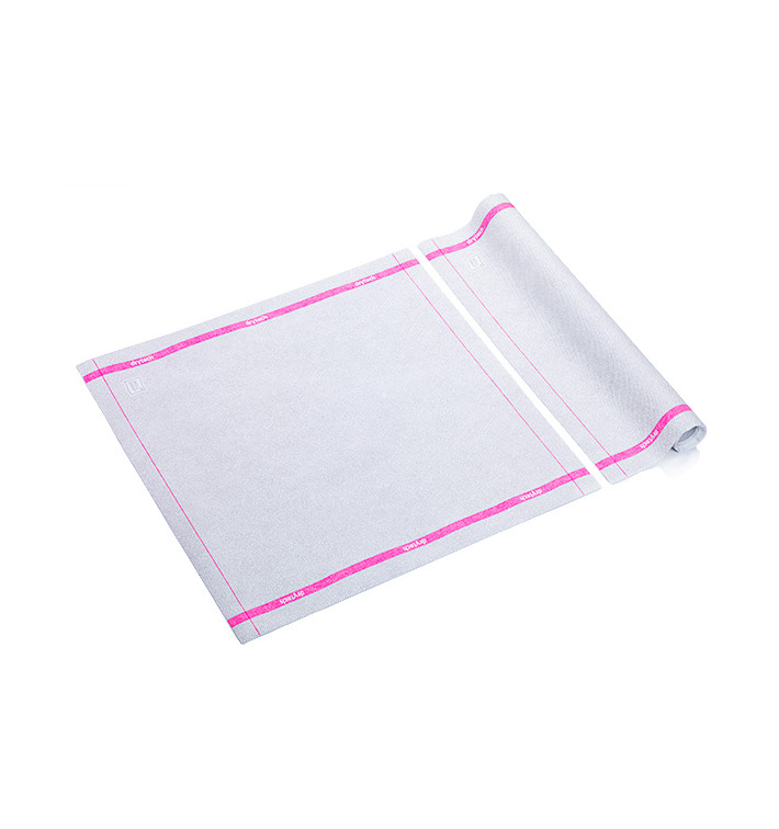 Wipes Roll "Drytech" Edgings Magenta 40x40cm P40cm (100 Units) Wipes Roll "Drytech" Edgings Magenta 40x40cm P40cm (100 Units)