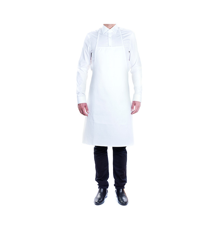 Serving apron bib and pocket Black 75x90cm (1 Unit) Serving apron bib and pocket Black 75x90cm (1 Unit)
