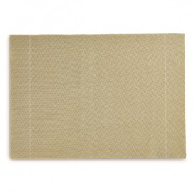 Cotton Placemat "Day Drap" Sand 32x45cm (72 Units)
