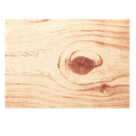 Cotton Placemat "Day Drap" Wood 32x45cm (12 Units) 