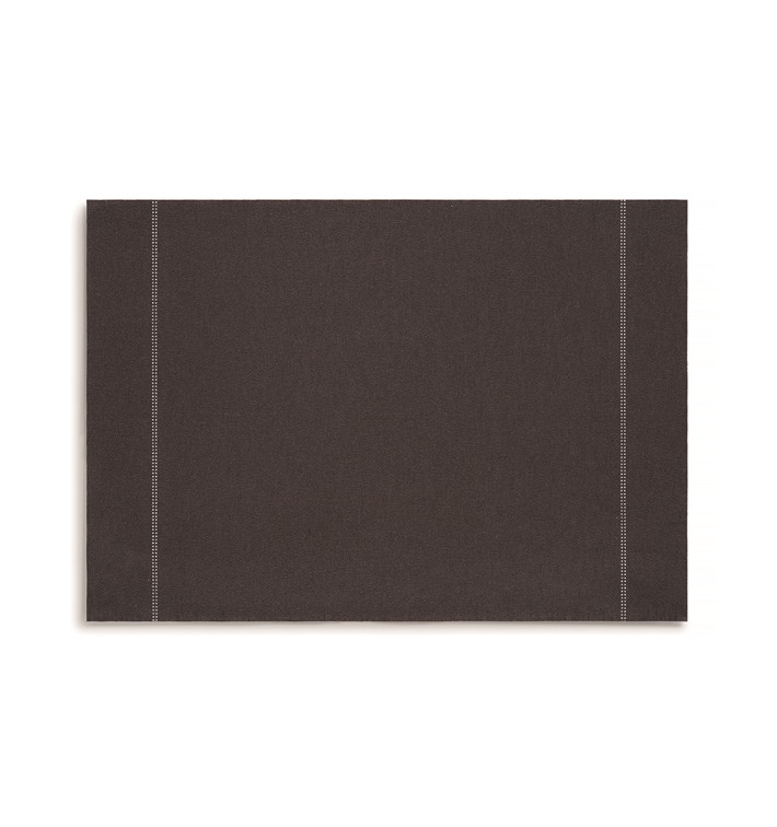 Cotton Placemat "Day Drap" Anthracite 32x45cm (12 Units) Cotton Placemat "Day Drap" Anthracite 32x45cm (12 Units)