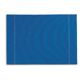 Cotton Placemat "Day Drap" Royal Blue 32x45cm (72 Units)