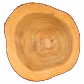 Wooden Serving Platter Round shape Ø23x3,5cm (1 Unit) 