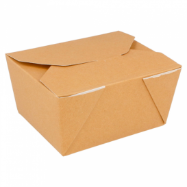 Kraft Disposable Takeaway Cardboard Tray CHIP SCOOP Boxes Fast Food  Packaging