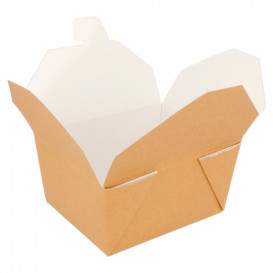 Paper Take-out Container "American" Natural 11,3x9x6,4cm 780ml (450 Units) 