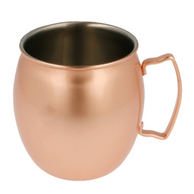 Serving Mini Jar Copper Steel 540ml Ø8,6x10cm (1 Unit) 