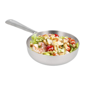 Serving Mini Fry Pan Tray Steel Ø11,5x3,5cm (1 Unit) 