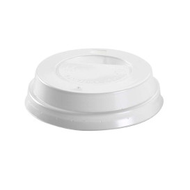 Lid for Paper Cup Hole White 6Oz/8Oz Ø7,0cm (100 Units)