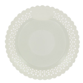 Paper Plate Round Shape Doilie White 20cm (100 Units)