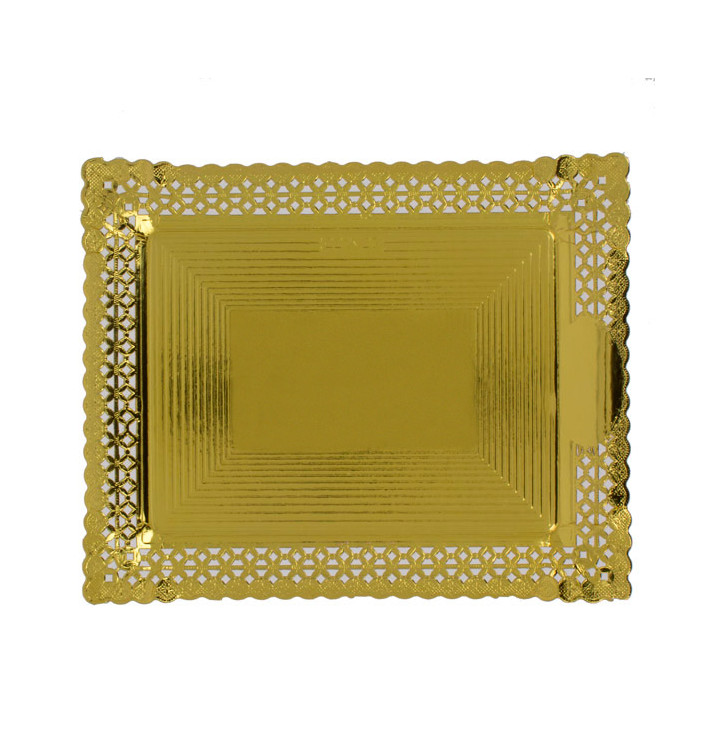 Paper Doilies Round shape Gold 200 mm (100 Units) Paper Doilies Round shape Gold 200 mm (100 Units)