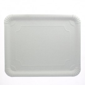 Paper Tray Rectangular shape White 31x38 cm (200 Units)
