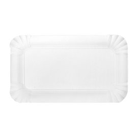 Paper Tray Rectangular shape White 9x15 cm (1300 Units)