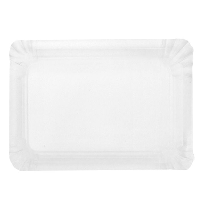 Paper Tray Rectangular shape White 16x22 cm (1100 Units)