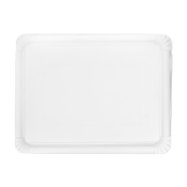Paper Tray Rectangular shape White 28x36 cm (100 Units)  