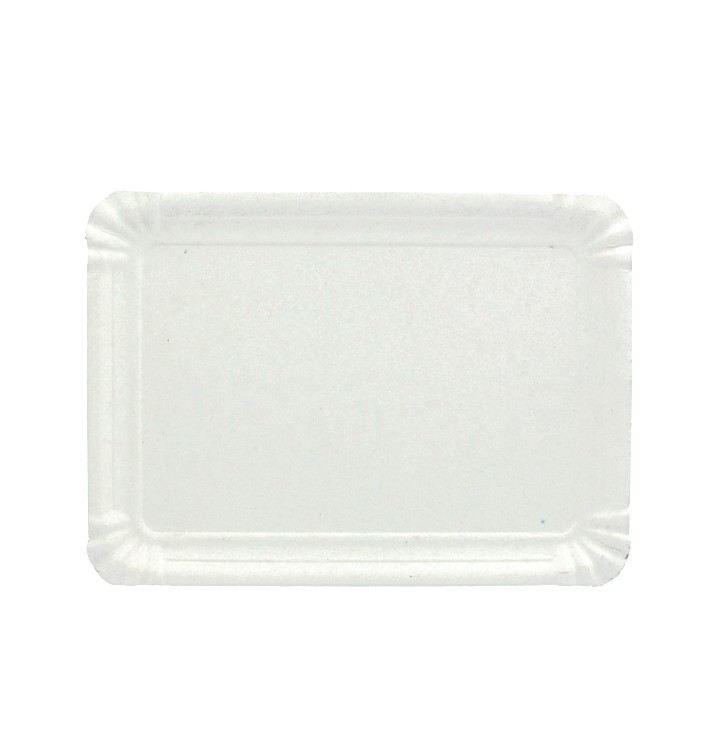 Paper Tray Rectangular shape White 12x19 cm (1.500 Units)