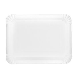 Paper Tray Rectangular shape White 18x24 cm (800 Units)