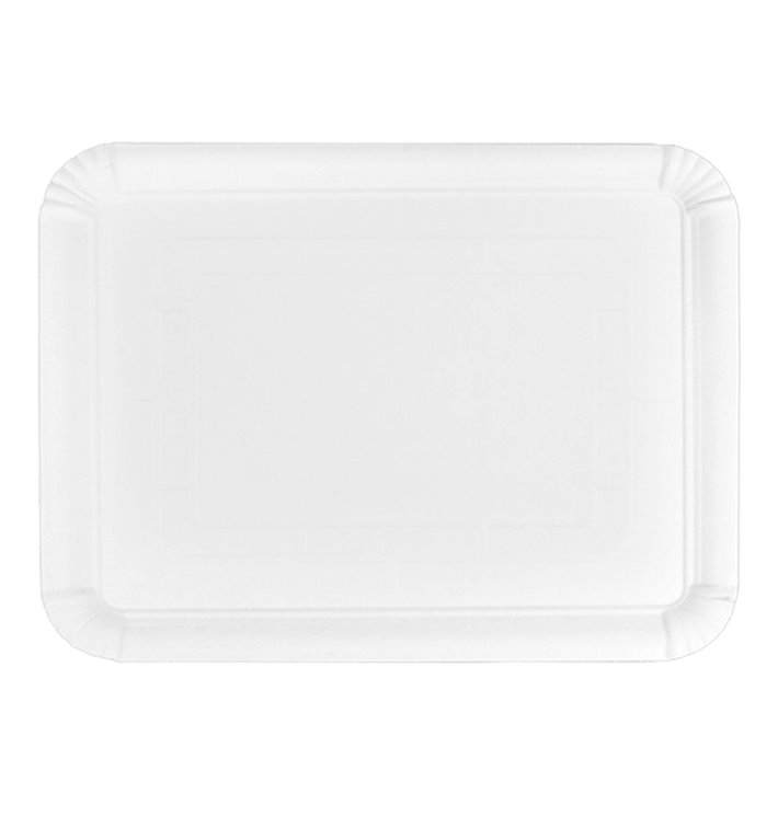 Paper Tray Rectangular shape White 25x34 cm (400 Units) Paper Tray Rectangular shape White 25x34 cm (400 Units)