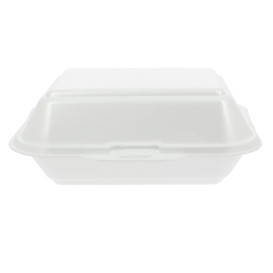 Foam Baguette Container White 1,85x1,5x0,70cm (125 Units)