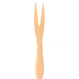 Bamboo Tasting Mini Fork 9cm (50 Units)