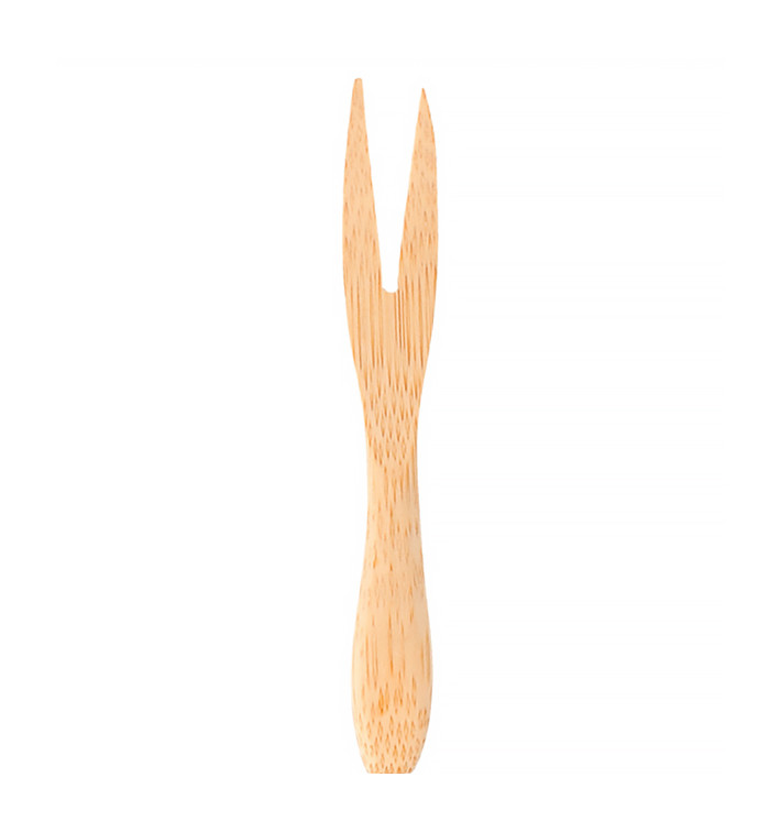 Bamboo Tasting Mini Fork 9cm (1000 Units)