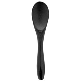 Bamboo Teaspoon Black 9cm (50 Units) 