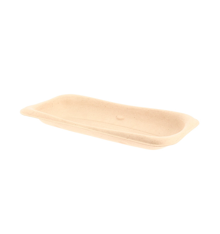 Sugarcane Baguette Container 24x11cm (100 Units) Sugarcane Baguette Container 24x11cm (100 Units)