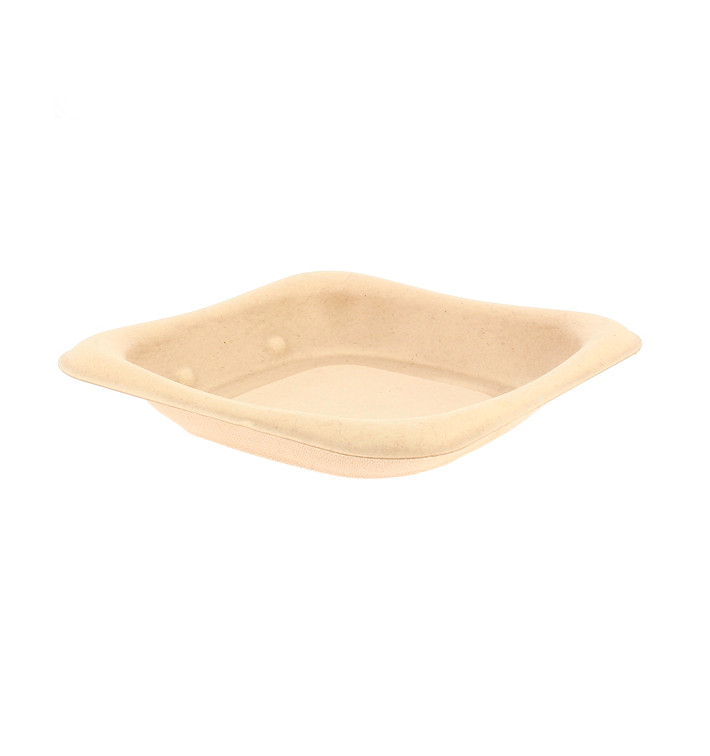 Sugarcane Food Container 13x13cm (50 Units) Sugarcane Food Container 13x13cm (50 Units)