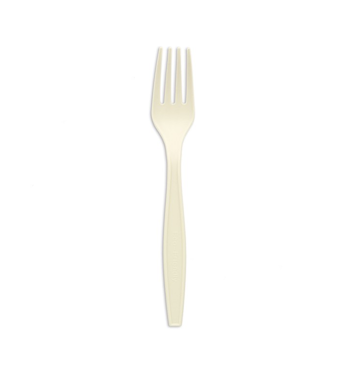 Cornstarch Fork White 17,5cm (1500 Uds)