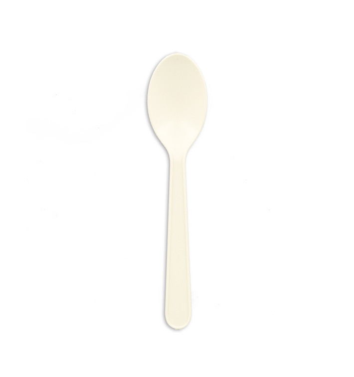 Cornstarch Teaspoon White PLA 12,5cm (50 Units) Cornstarch Teaspoon White PLA 12,5cm (50 Units)