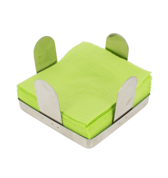 Steel Napkin Holder INOX (1 Unit) Steel Napkin Holder INOX (1 Unit)