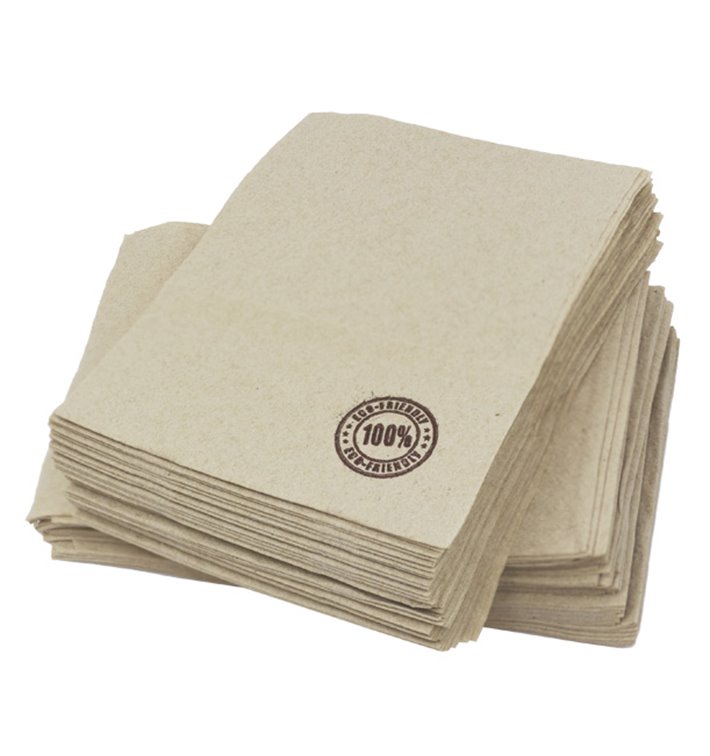 Paper Napkins Eco "Recycled" 17x17cm (200 Units) Paper Napkins Eco "Recycled" 17x17cm (200 Units)