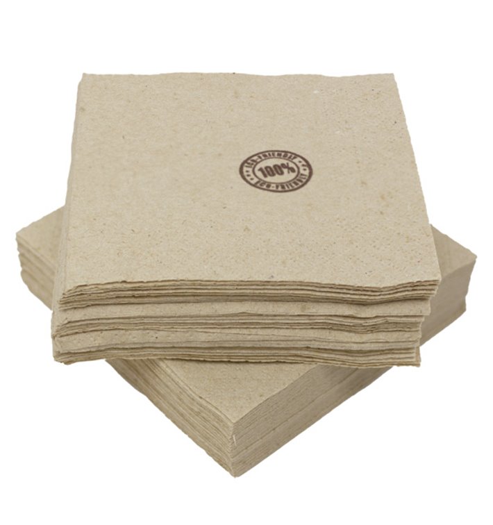 Decorative Paper Napkin Eco "Recycled" 20x20cm 2C (100 Units) Decorative Paper Napkin Eco "Recycled" 20x20cm 2C (100 Units)