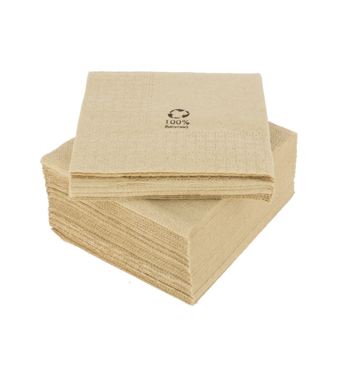Paper Napkins Eco-Friendly 20x20cm 2C (100 Units) Paper Napkins Eco-Friendly 20x20cm 2C (100 Units)