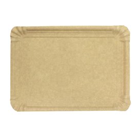 Paper Tray Rectangular shape Kraft 16x22 cm (1400 Units)