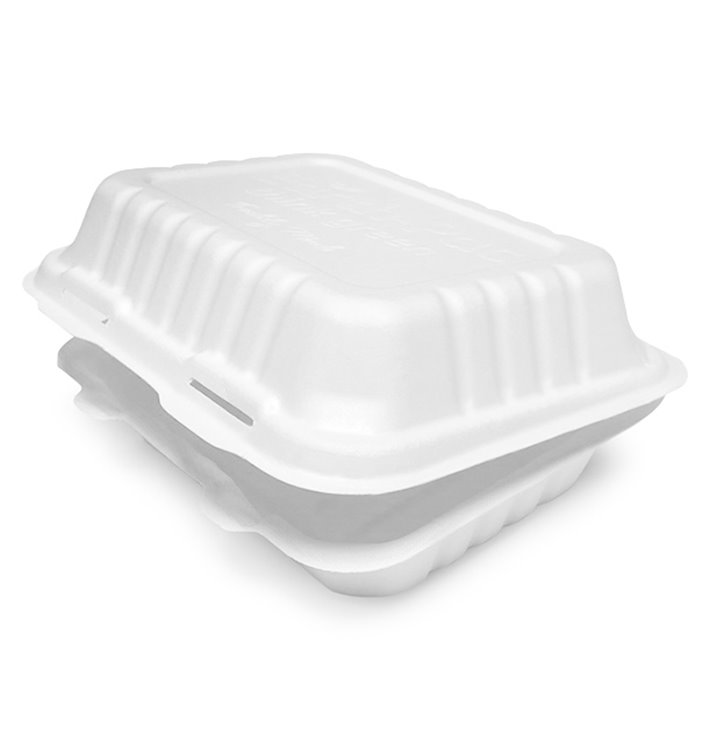 Plastic Container Heat Sealable Translucent 1015ml 19,2x13,7x5,5cm (100 Units)  