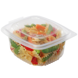 Plastic Container Microwave PP Transparente 750ml 14,2x12,3cm (50 Units) 