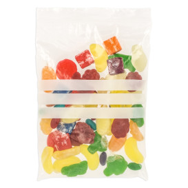 Plastic Zip Bag Autoseal Write-On Block 10x15cm G-160 (100 Units)  