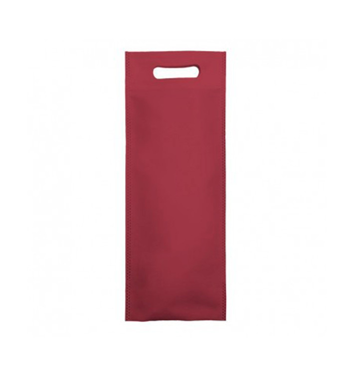Non-Woven Bag with Die-cut Handles Burgundy 17+10x40cm (25 Units) Non-Woven Bag with Die-cut Handles Burgundy 17+10x40cm (25 Units)