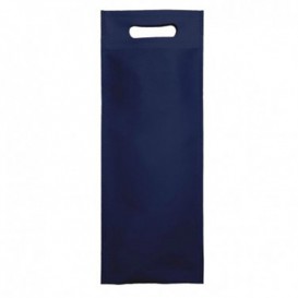 Non-Woven Bag with Die-cut Handles Navy Blue 17+10x40cm (200 Units)