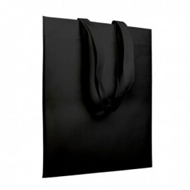 Non-Woven Bag with Short Handles Black 38x42cm (200 Units)
