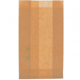 Paper Burger Bag Grease-Proof Burger Design Kraft 12+6x20cm (1000 Units)