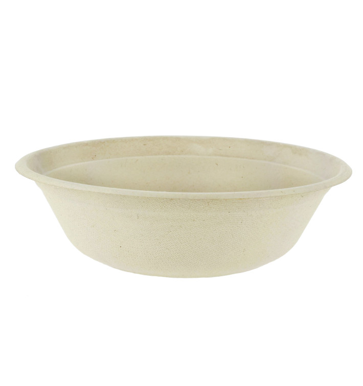 Sugarcane Bowl PLA 1000ml Ø21x6cm (75 Units) Sugarcane Bowl PLA 1000ml Ø21x6cm (75 Units)
